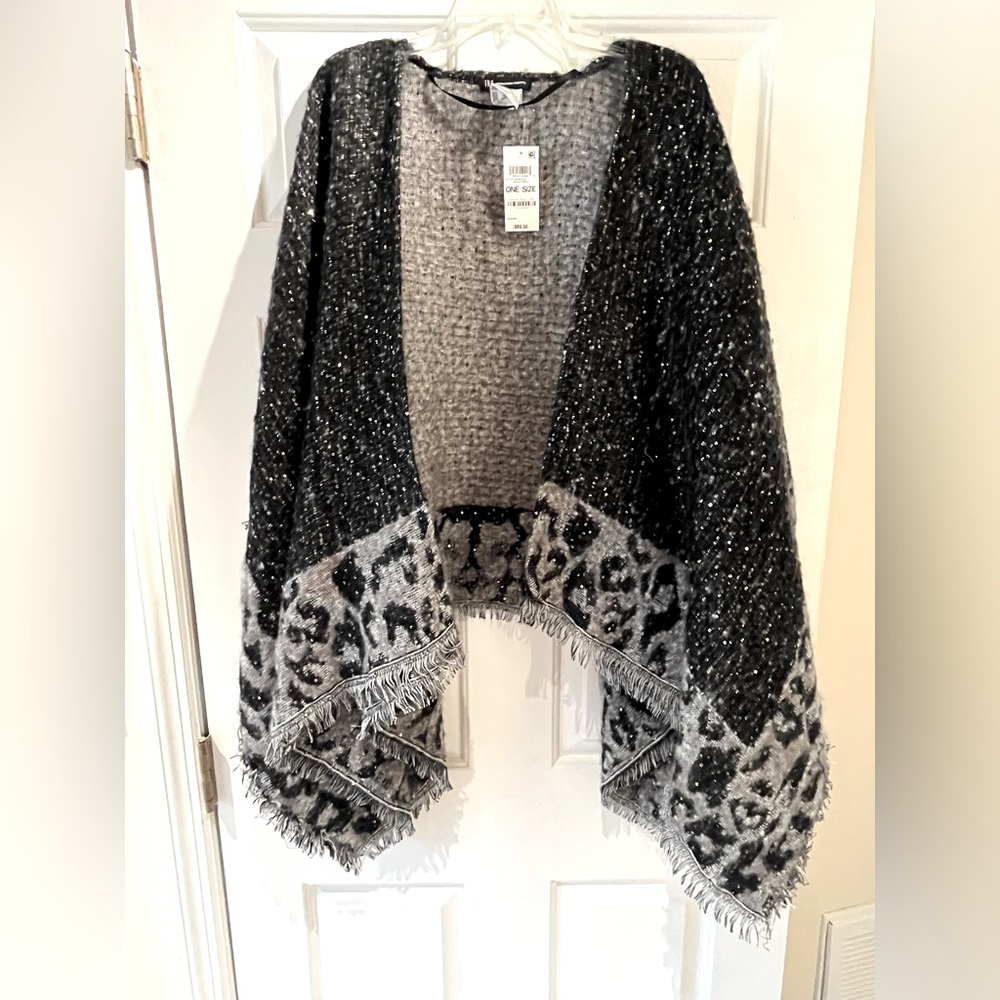 INC BRAND. Poncho like sweater except it opens in the front